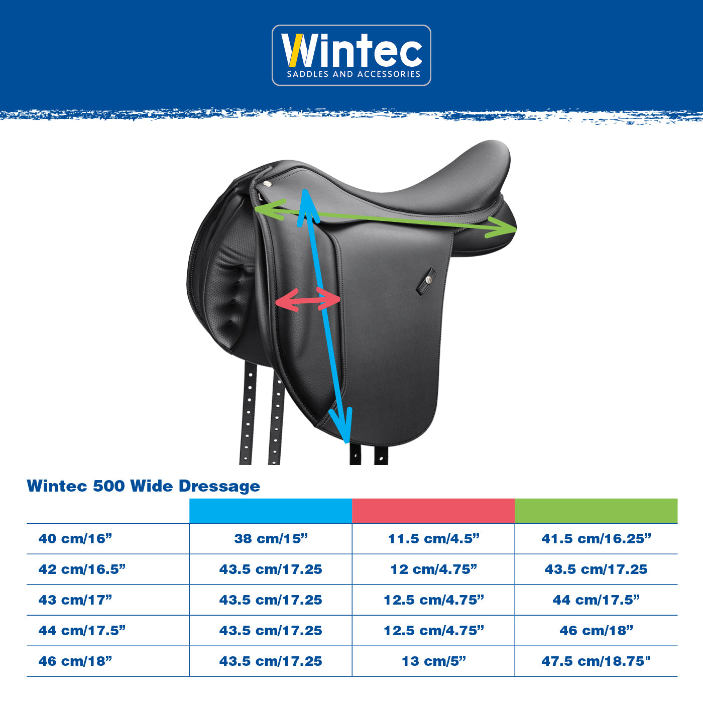 Wintec 500 Wide Dressage