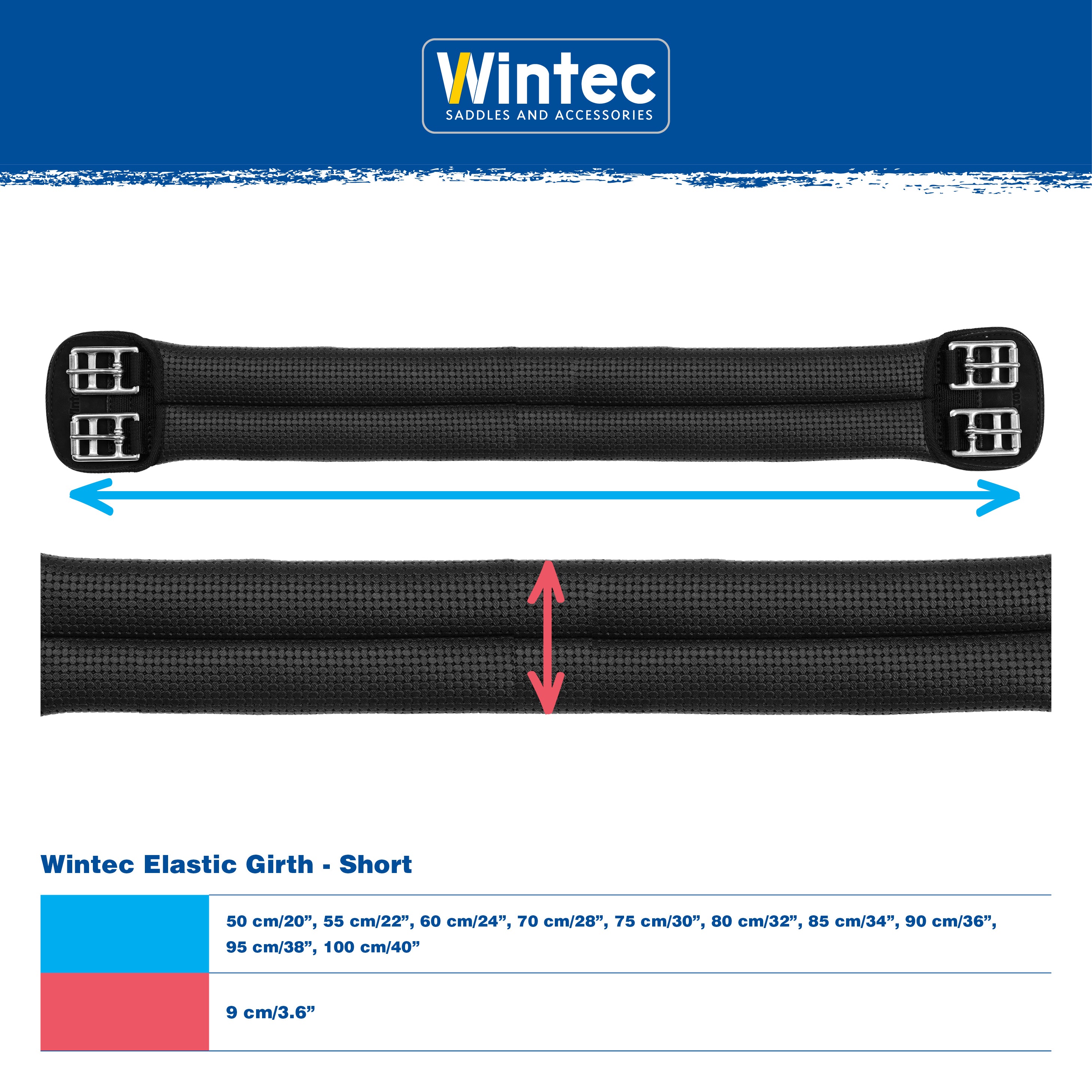 Wintec Elastic Girth (short)